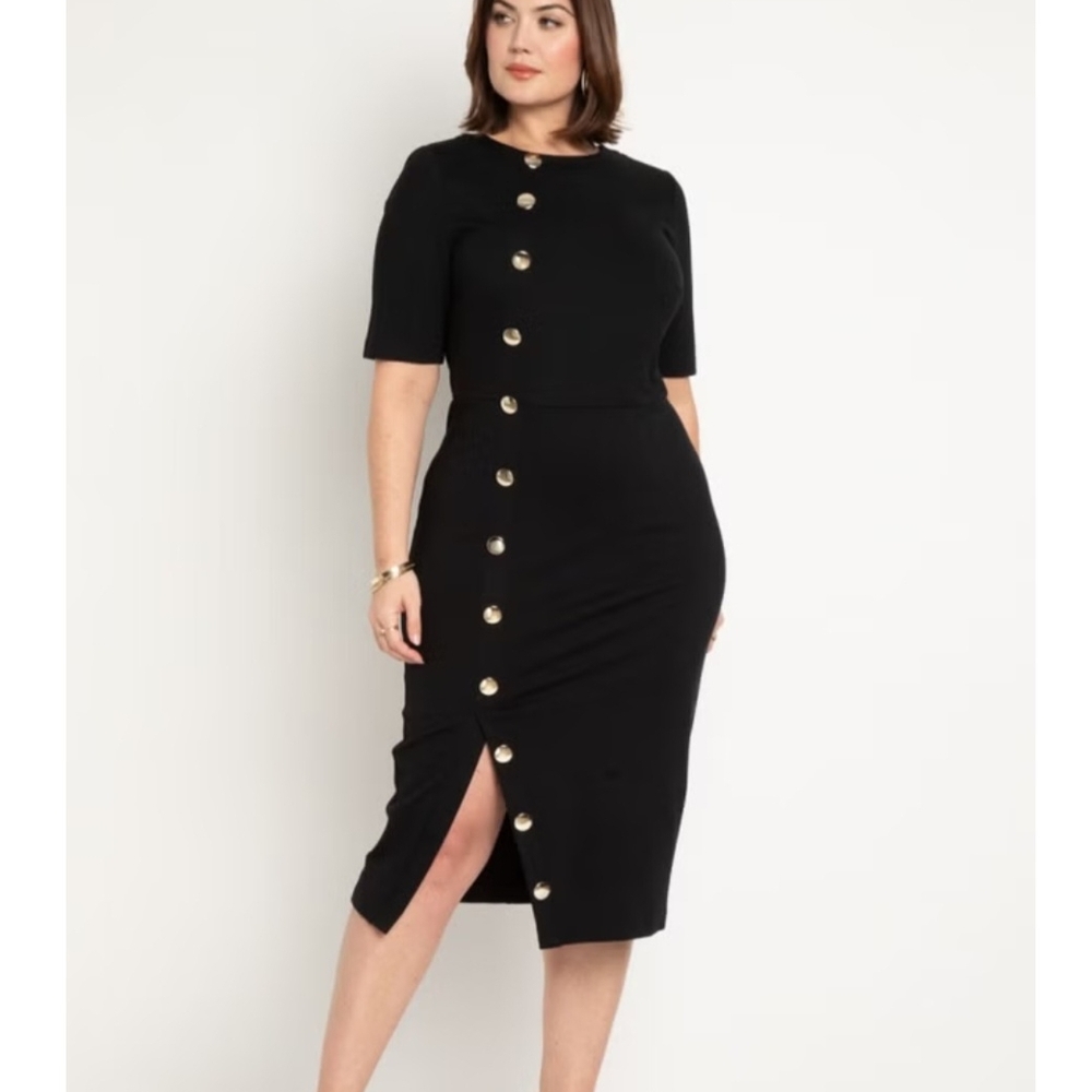 Eloquii Button Front Workwear Dress NWT Size 20
